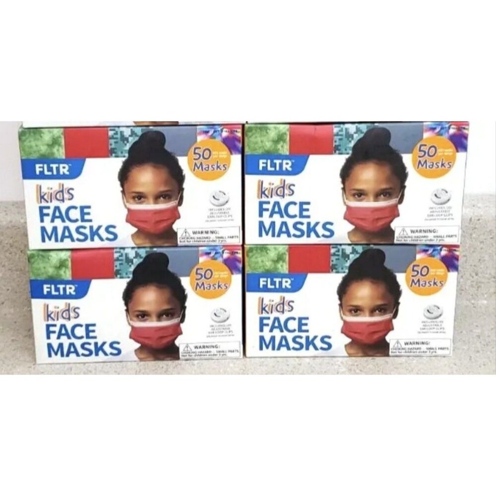 FLTR Kids Face Mask  4 Boxes Masks